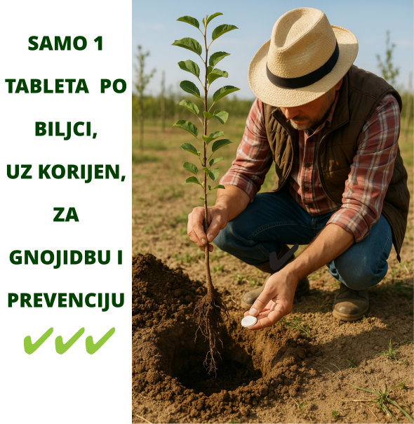 Za uspješnu sadnju voćaka i povrća - Tablete za tlo
